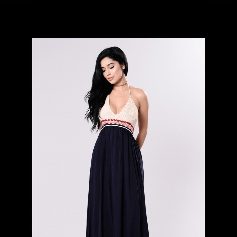 Fashion Nova Dress in Navy